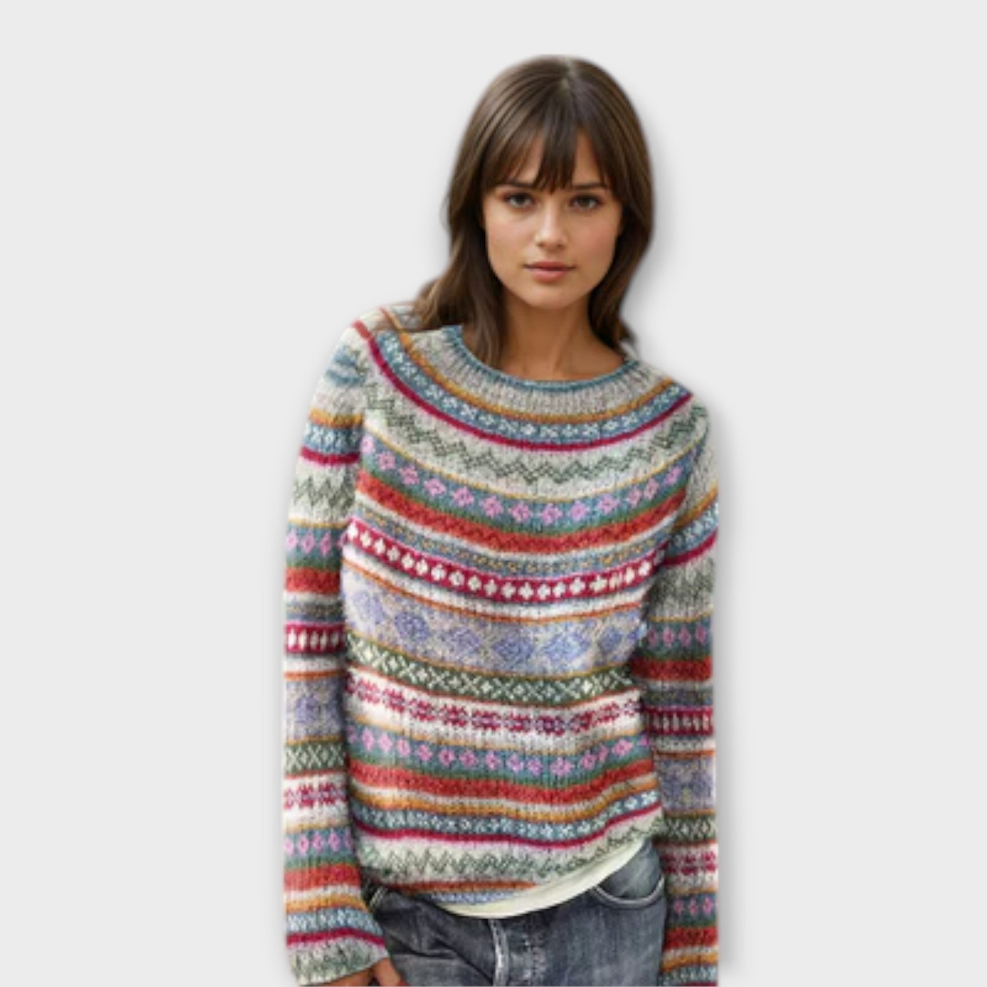 TURQUÍA – SUÉTER VINTAGE CONFORTABLE PARA MUJER