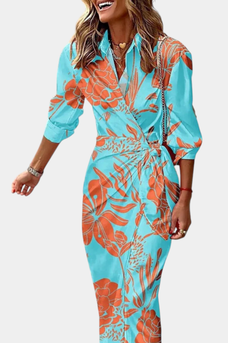Elo Vestido Envolvente Impreso