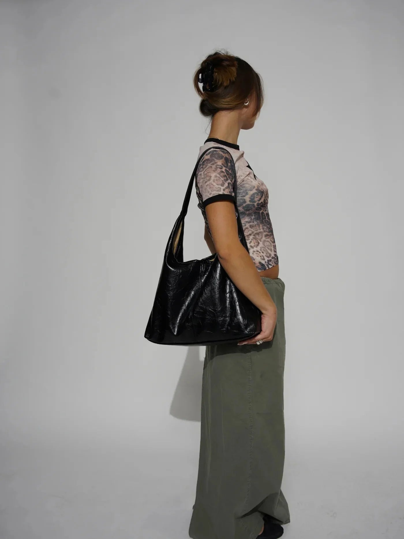 HOBO BOLSO | LARGE | VEGAN LEATHER | SHOULDER BOLSO | CLUTCH AND BOLSO