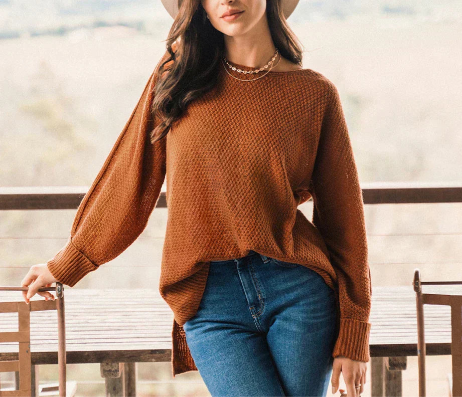 SUÉTER CLÁSICO DE CUELLO REDONDO – CONFORT CON ELEGANCIA