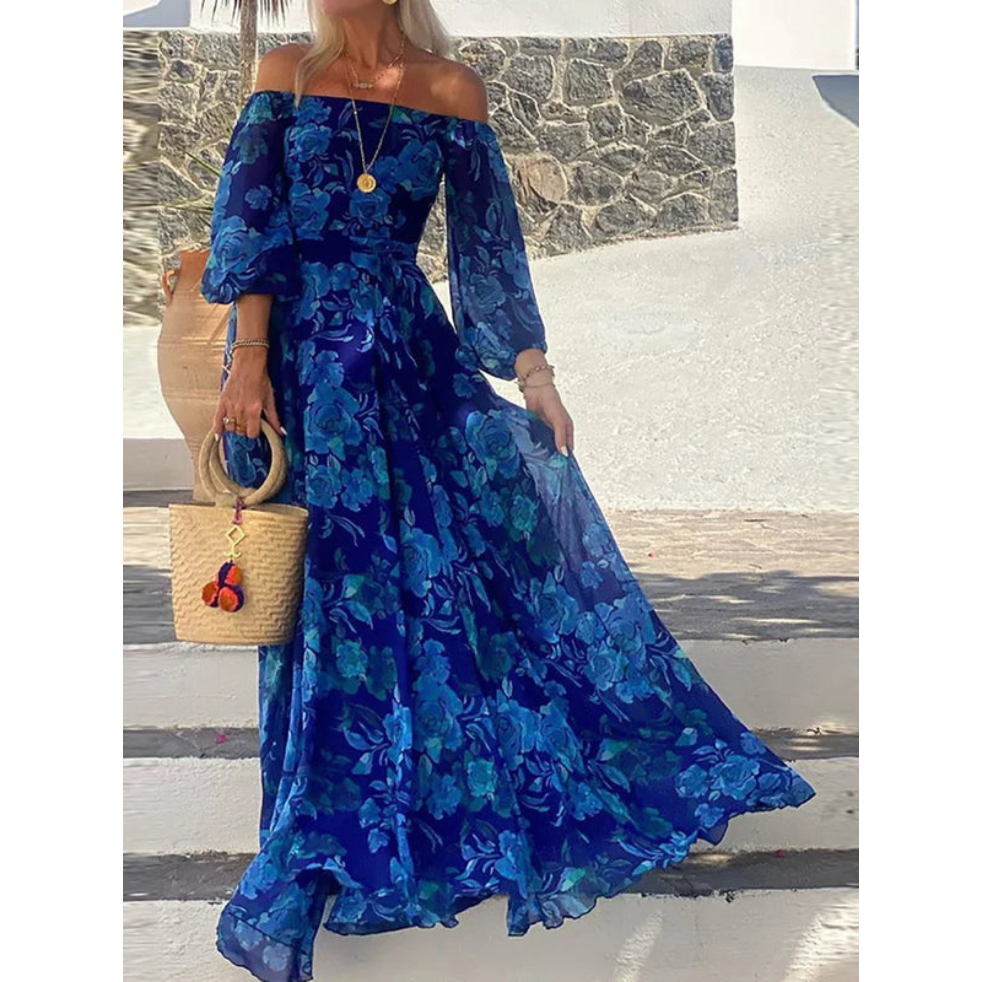 Vittoria™ | Vestido Patchwork Elegante