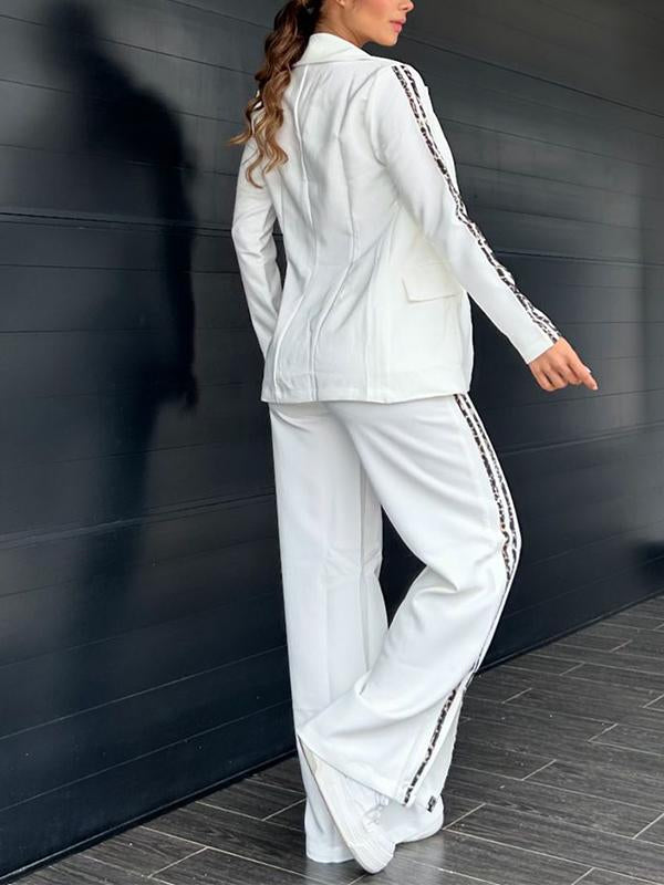 TRAJE CASUAL DE DOS PIEZAS PARA MUJER ELEGANTE PARA EL DÍA A DÍA