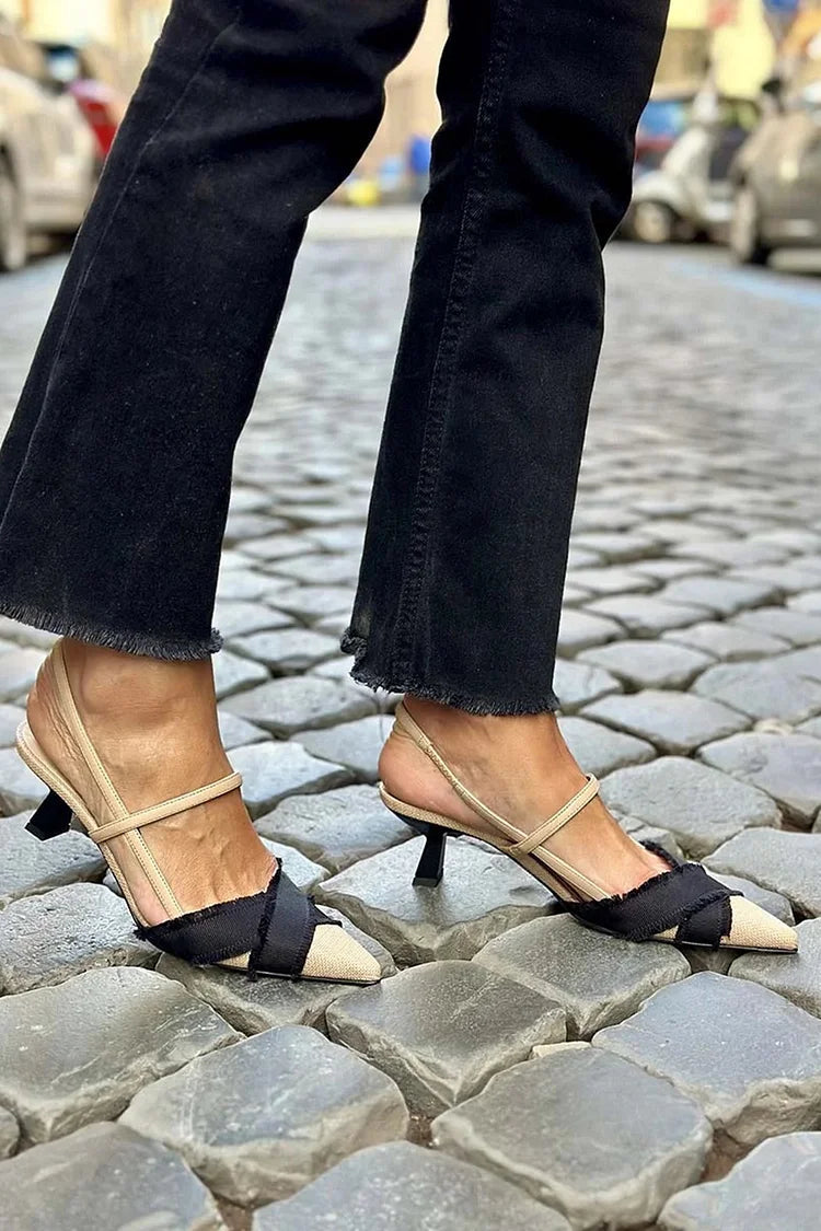 Lucrezia™ | Slingback de tacón elegante para un estilo sofisticado