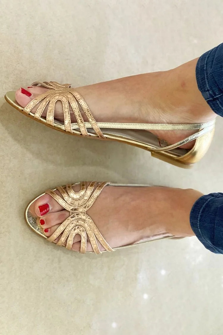Lucrezia™ | Sandalias urbanas con flecos en contraste para un estilo icónico
