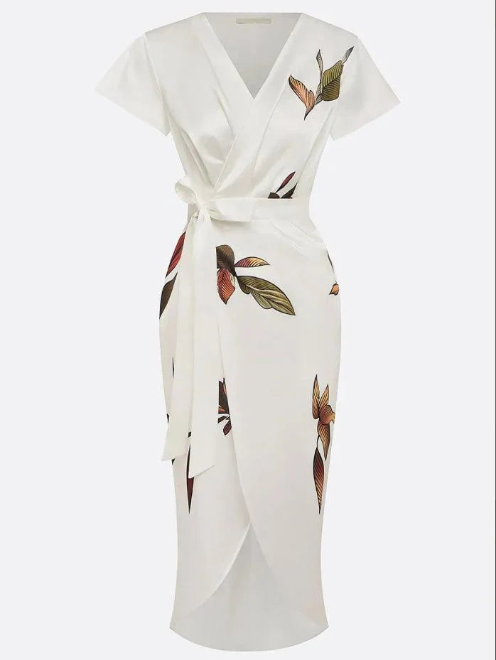 VESTIDO MIDI CRUZADO SELVA BRISA