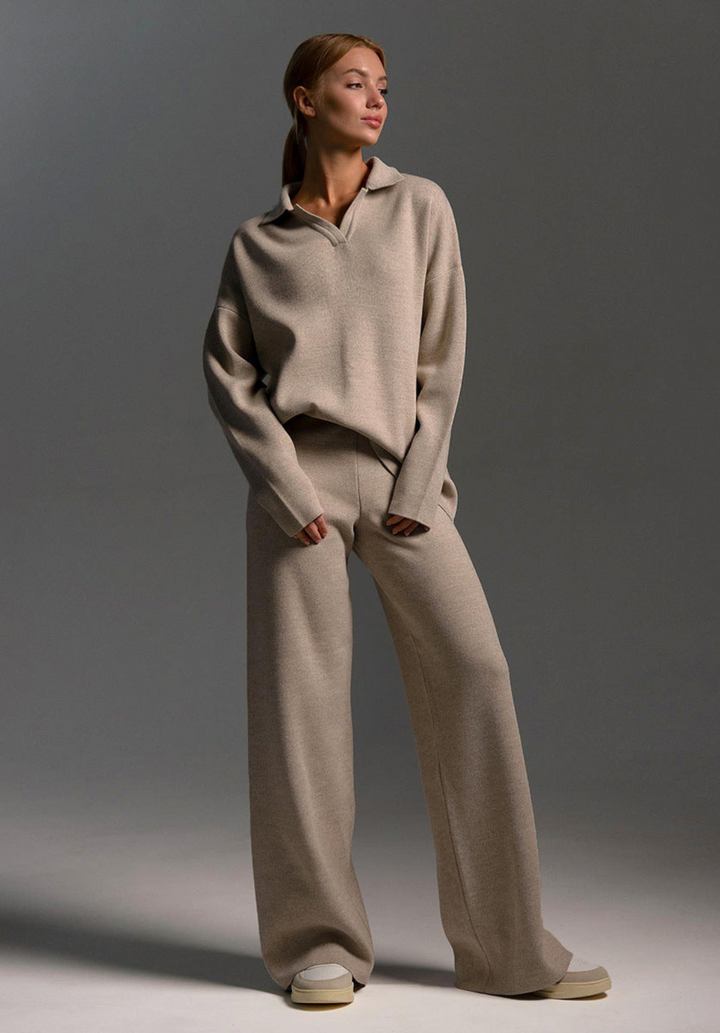 TRAJE DE PANTALÓN CÓMODO MUJER ESTILO MODERNO