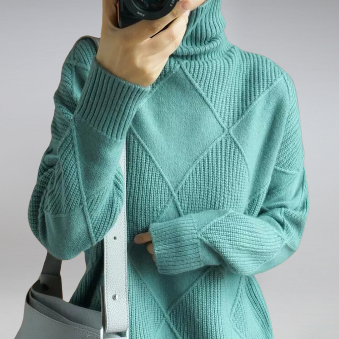 Morbido e soffice maglione dolcevita da donna | Ideale per tutte le stagioni