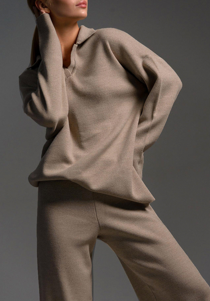 TRAJE DE PANTALÓN CÓMODO MUJER ESTILO MODERNO
