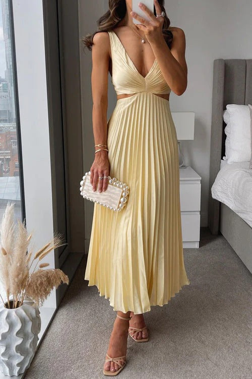 VESTIDO PLISADO ZOE DE VERANO