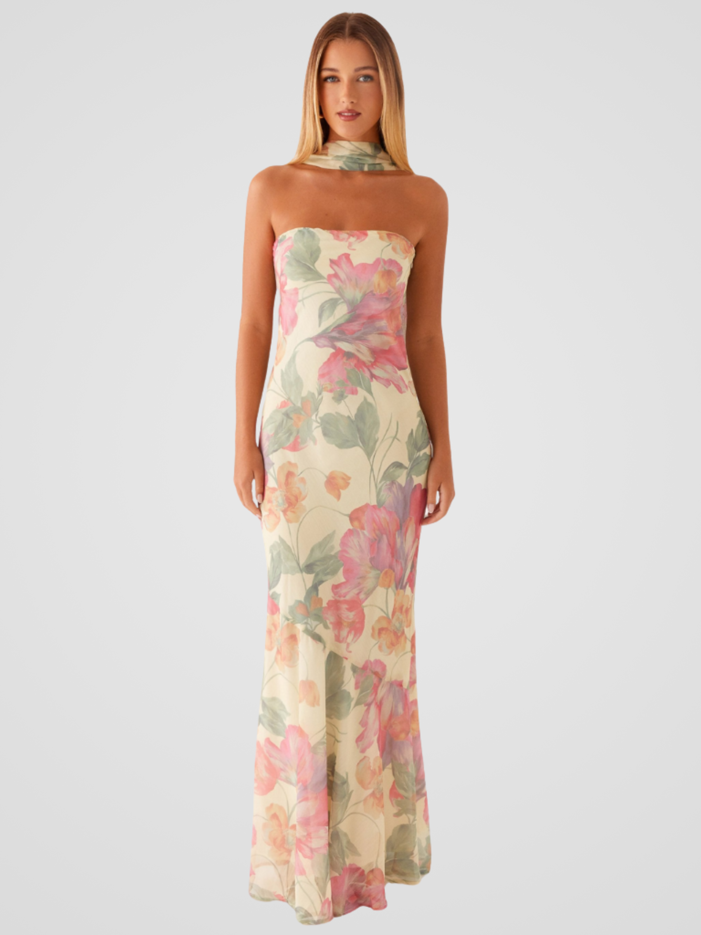 Aperti™ | Vestido Romántico en Chiffon Floral