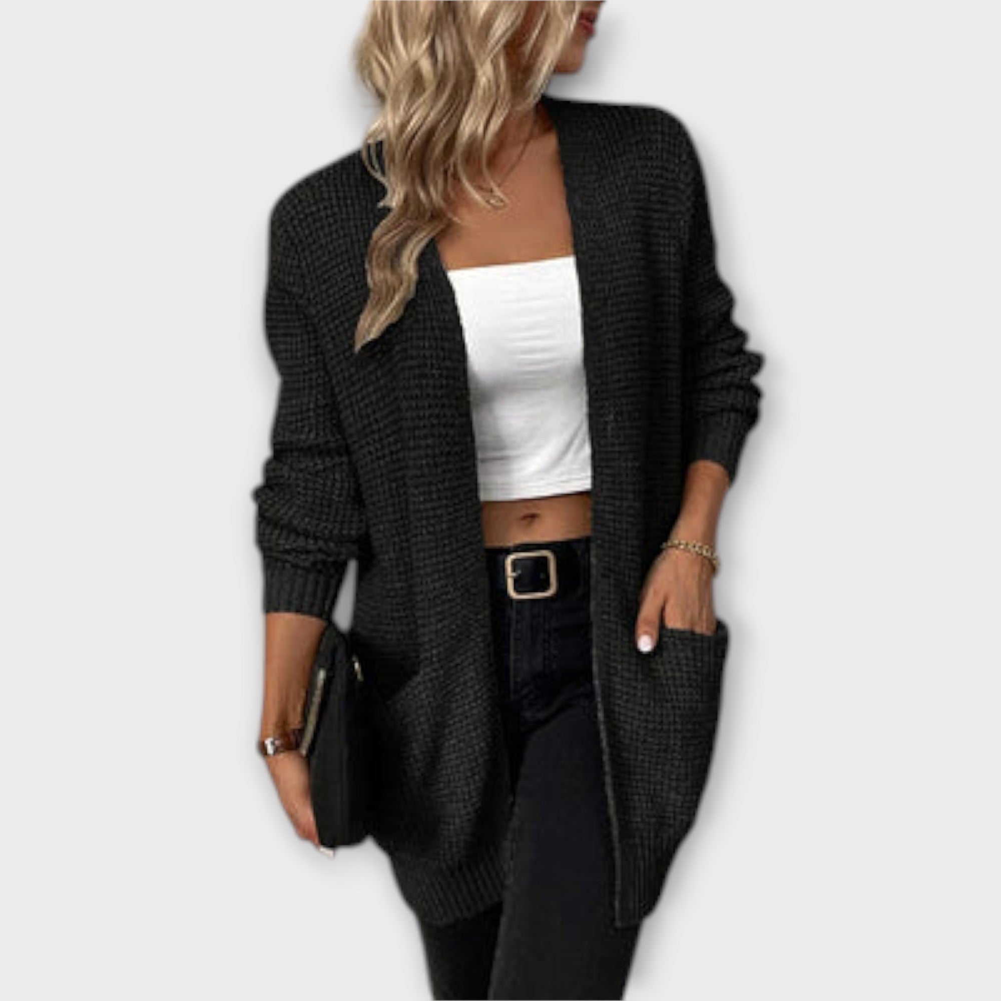 Nuria – Cárdigan Estilo Casual con Toque Sofisticado