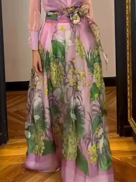 FALDA ESTAMPADA DE MODA Y ELEGANCIA