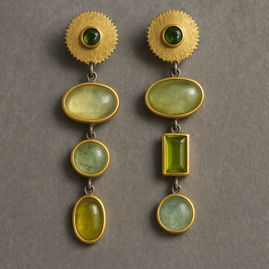 Pendientes Reila Bosque Dorado
