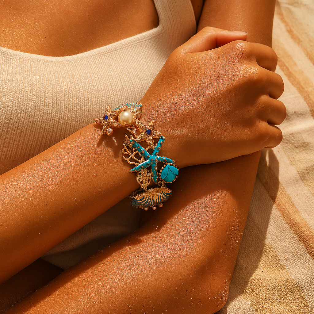 Pulsera Zephyrine Conchas del Mar