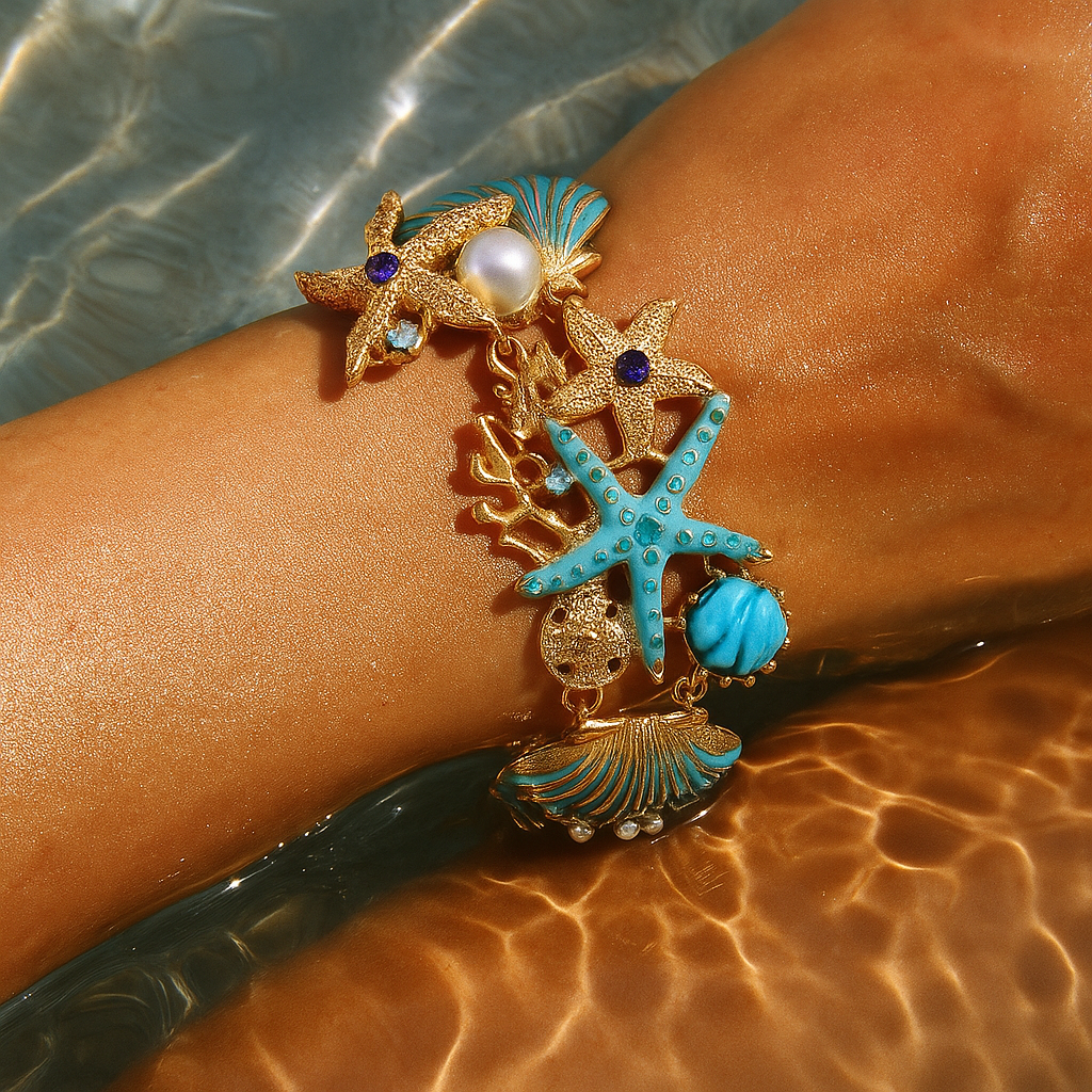 Pulsera Zephyrine Conchas del Mar