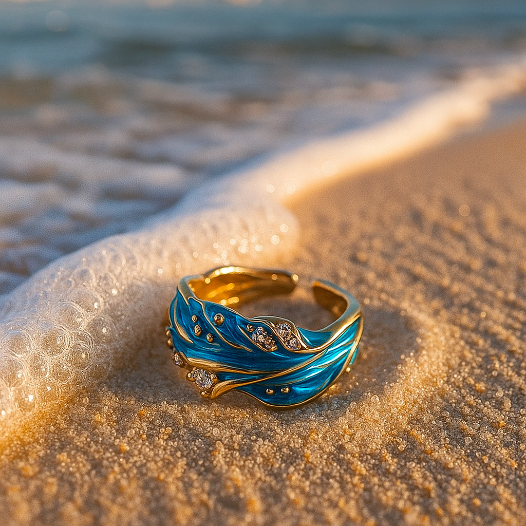 Ondine  Anillo Vintage Wavy