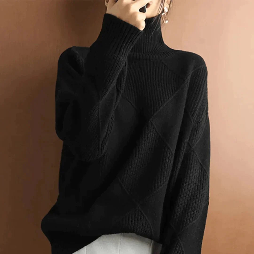 Marie Cashmere - Maglia con scollo rotondo