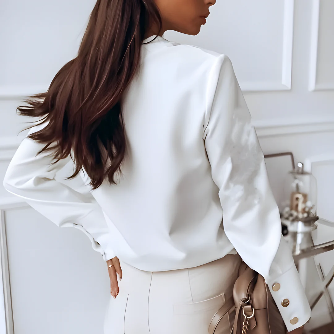 CAMISA AMÉLIEA CON BOTONES – ELEGANCIA MODERNA Y VERSÁTIL