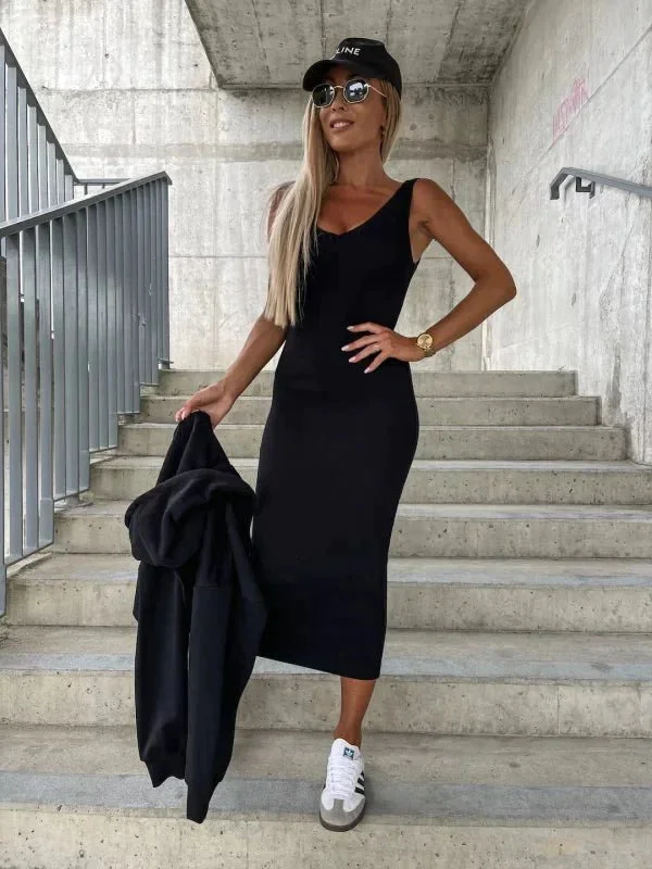 CONJUNTO VESTIDO Y SUDADERA MUJER ELEGANTE Y CÓMODO