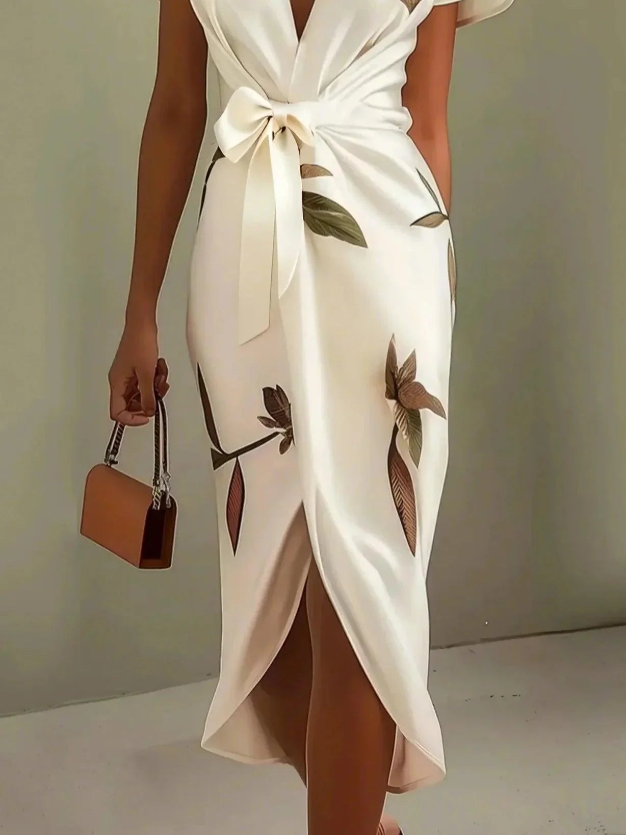 VESTIDO MIDI CRUZADO SELVA BRISA