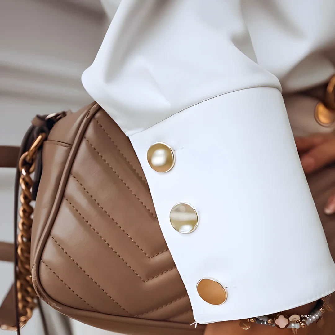 CAMISA AMÉLIEA CON BOTONES – ELEGANCIA MODERNA Y VERSÁTIL