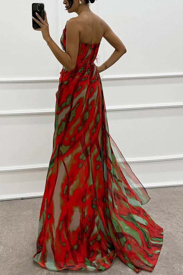 Mavis | Vestido Maxi Vibrante