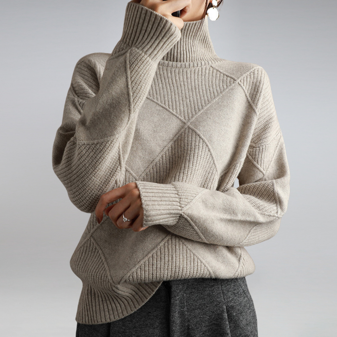 Morbido e soffice maglione dolcevita da donna | Ideale per tutte le stagioni