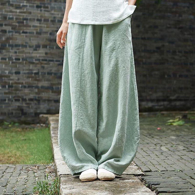 PANTALONES CASUALES VINTAGE CON BOLSILLOS – ESTILO LANTERN