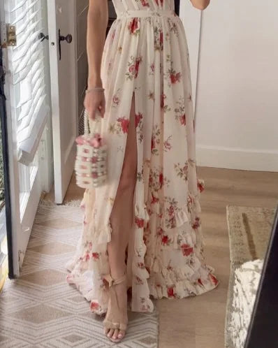 ISABELLE VESTIDO LARGO FLORAL