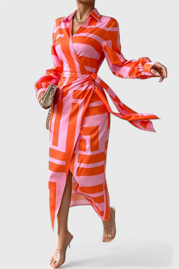 Elo Vestido Envolvente Impreso