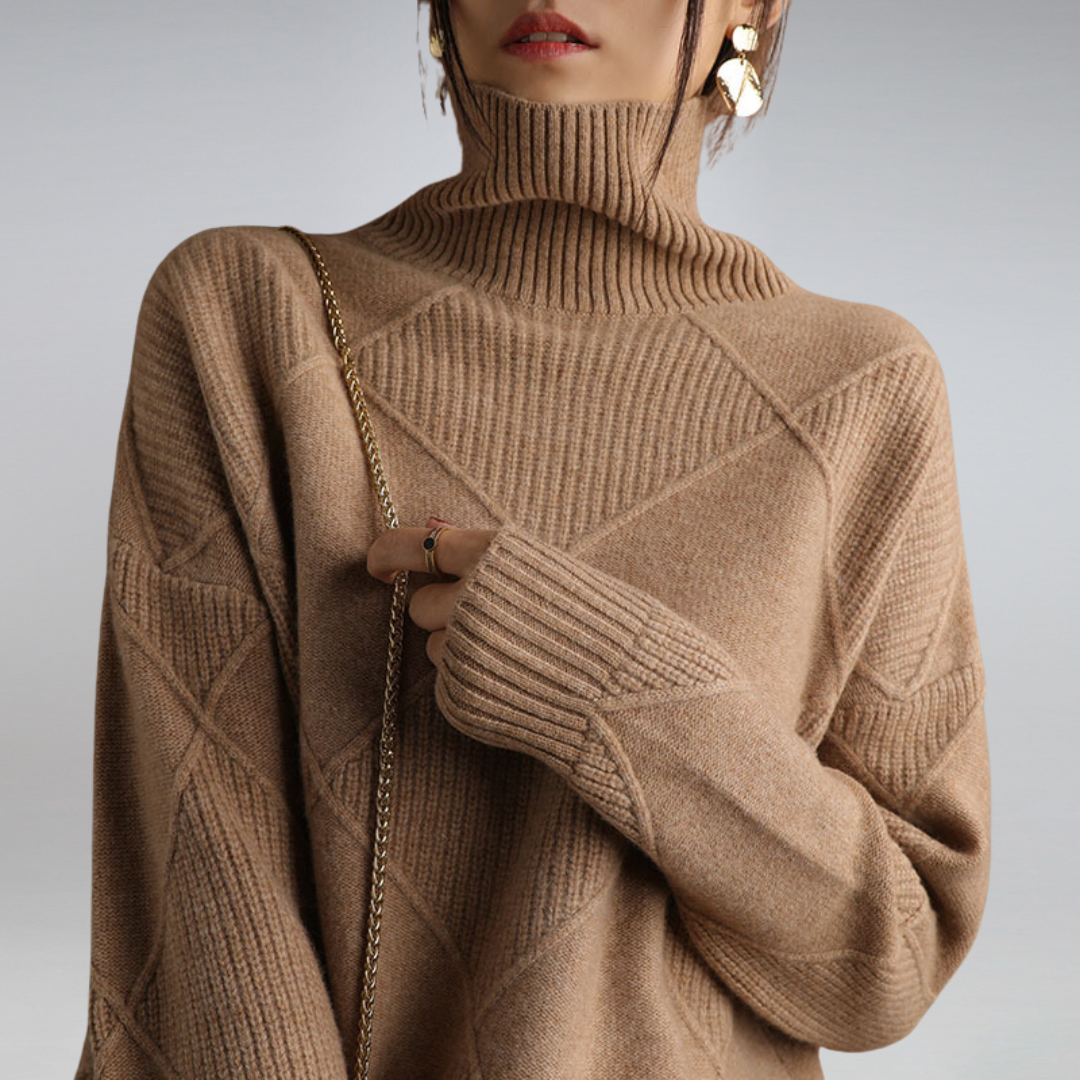 Morbido e soffice maglione dolcevita da donna | Ideale per tutte le stagioni