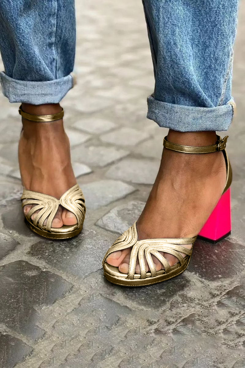 SOISE™ | SANDALIAS CLÁSICAS CON CORREA AL TOBILLO Y PUNTA ABIERTA