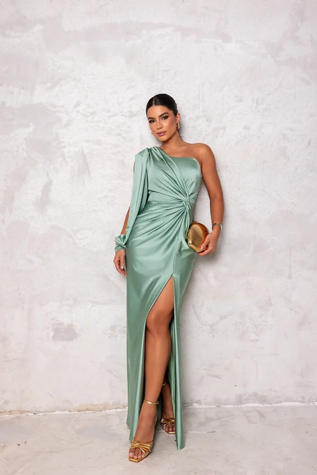 Ada | Vestido Drapé Glamour