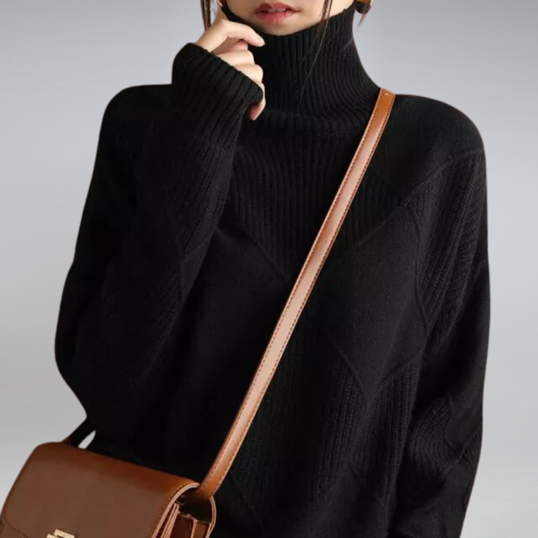 Morbido e soffice maglione dolcevita da donna | Ideale per tutte le stagioni