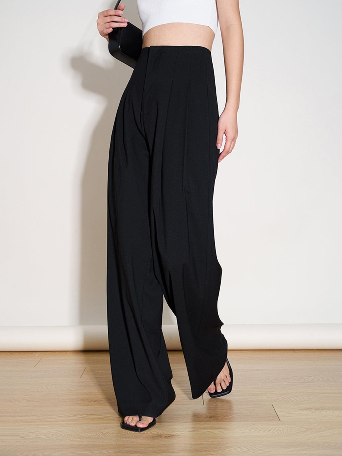 PANTALONES DE VESTIR AMPLIOS PLISADOS – ESTILO FLUIDO Y SIN ESFUERZO
