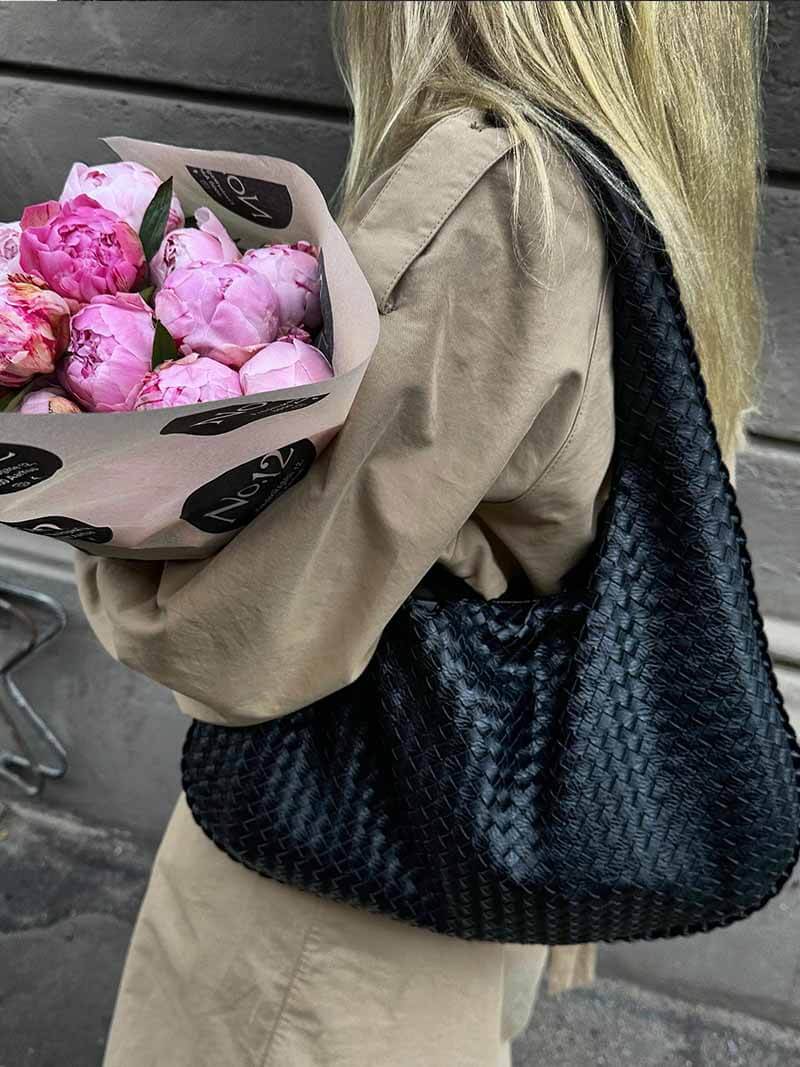 BRAIDED BOLSO | LARGE | SHOPPER | WOVEN BOLSO | SHOULDER BOLSO 