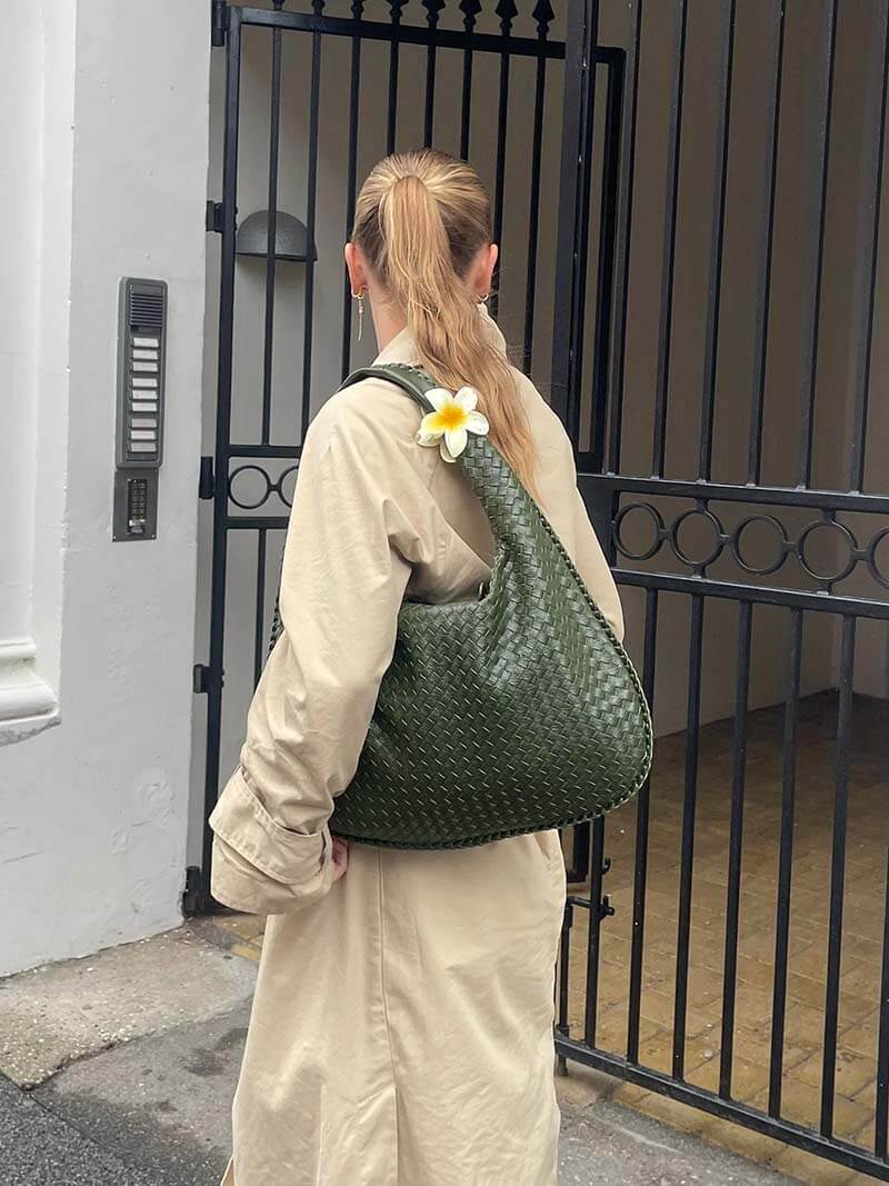 BRAIDED BOLSO | LARGE | SHOPPER | WOVEN BOLSO | SHOULDER BOLSO 