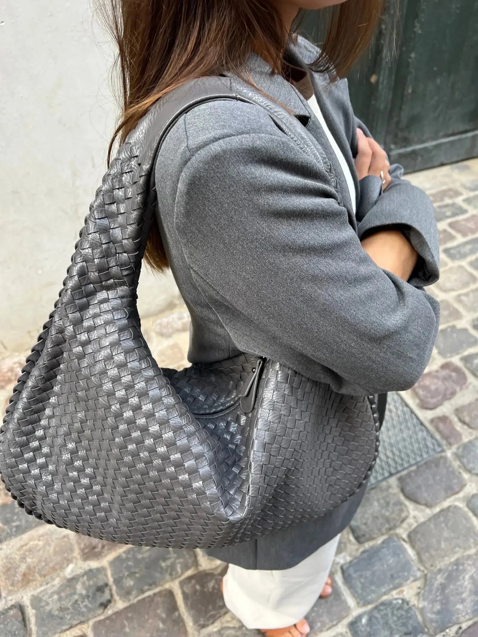 BRAIDED BOLSO | LARGE | SHOPPER | WOVEN BOLSO | SHOULDER BOLSO 