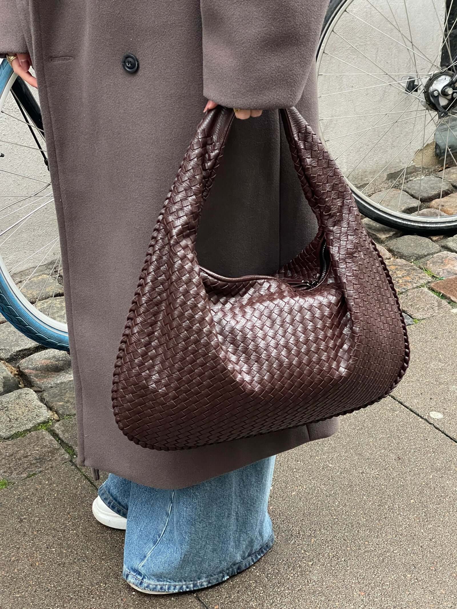 BRAIDED BOLSO | LARGE | SHOPPER | WOVEN BOLSO | SHOULDER BOLSO 