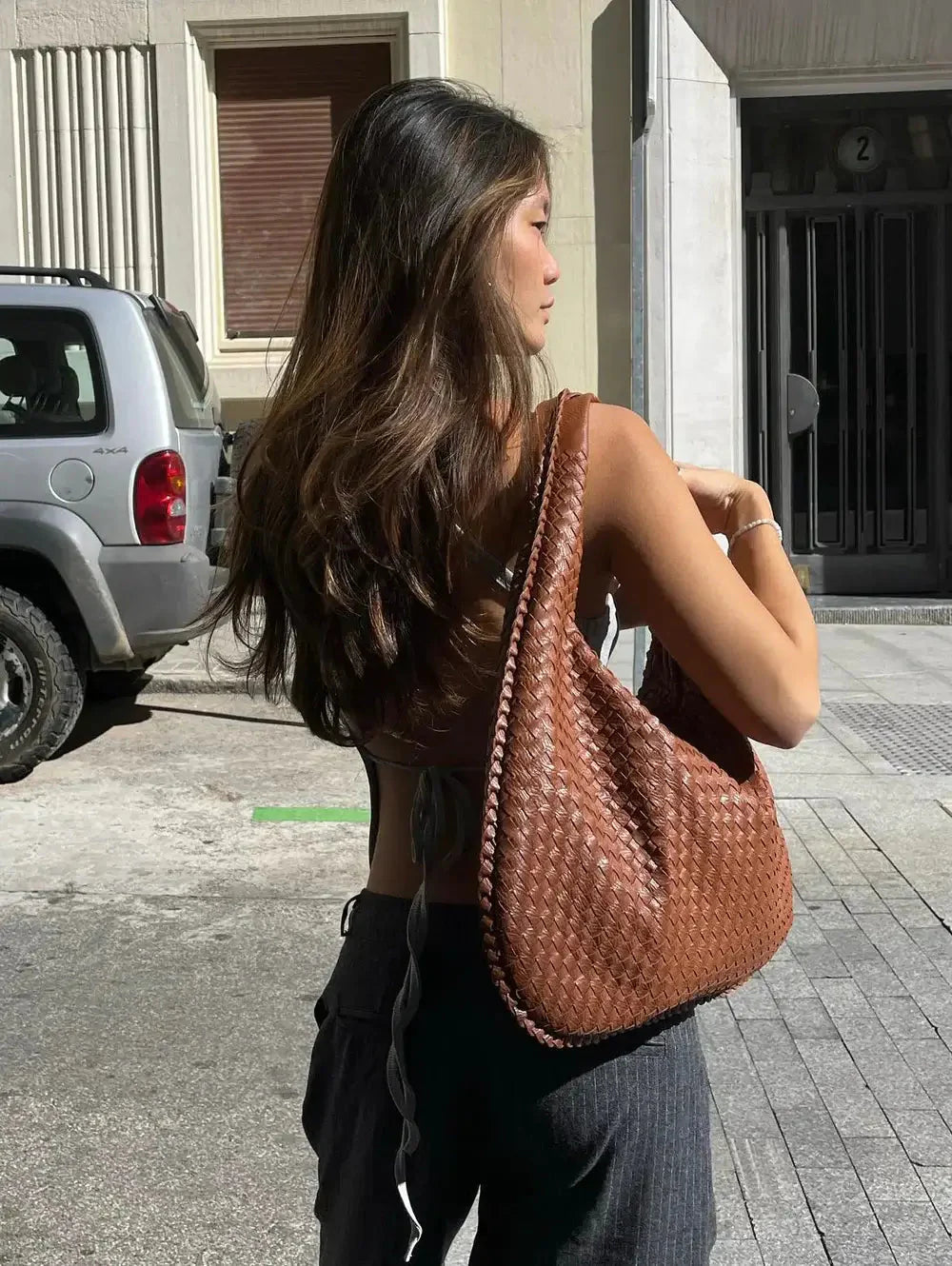 BRAIDED BOLSO | LARGE | SHOPPER | WOVEN BOLSO | SHOULDER BOLSO 