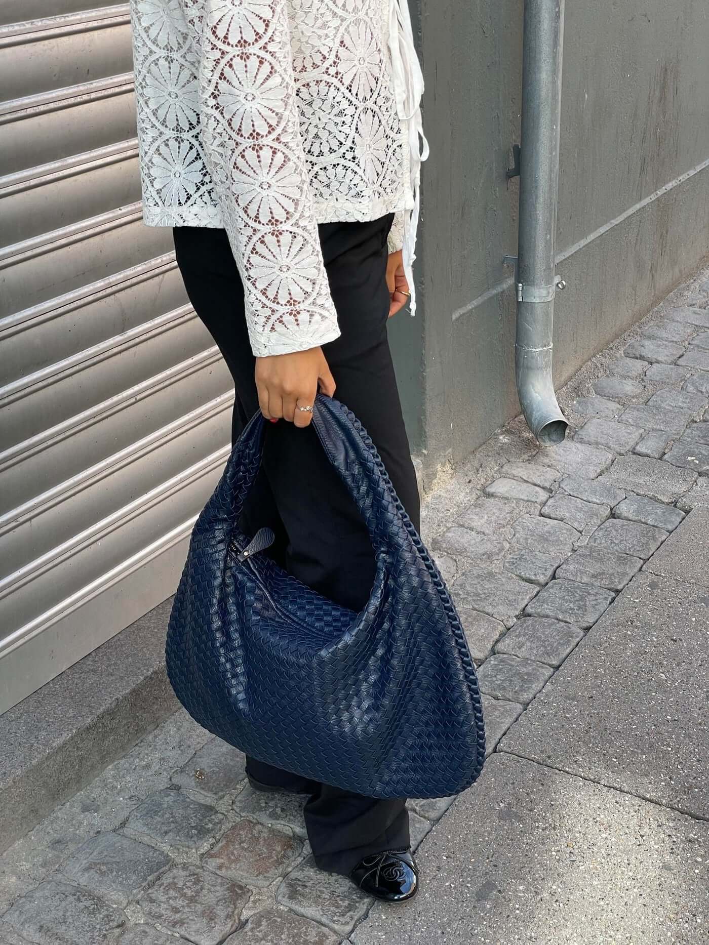BRAIDED BOLSO | LARGE | SHOPPER | WOVEN BOLSO | SHOULDER BOLSO 