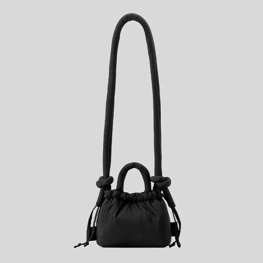 BOLSO TIPO CUBO BANDOLERA PEQUEÑA ACOLCHADA PARA MUJER