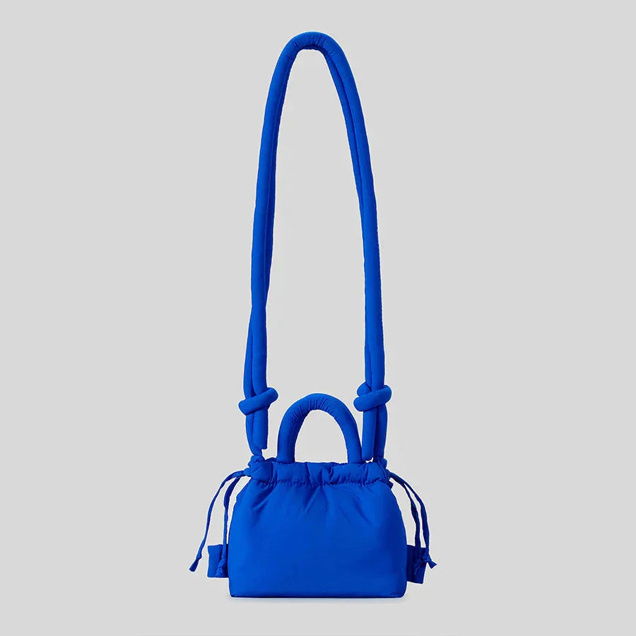 BOLSO TIPO CUBO BANDOLERA PEQUEÑA ACOLCHADA PARA MUJER
