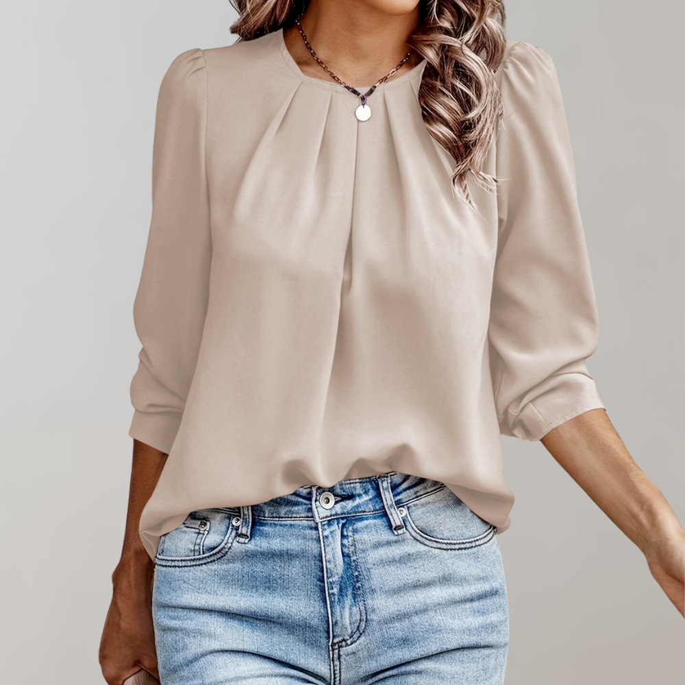 Camicetta elegante da donna con maniche a sbuffo - Eva