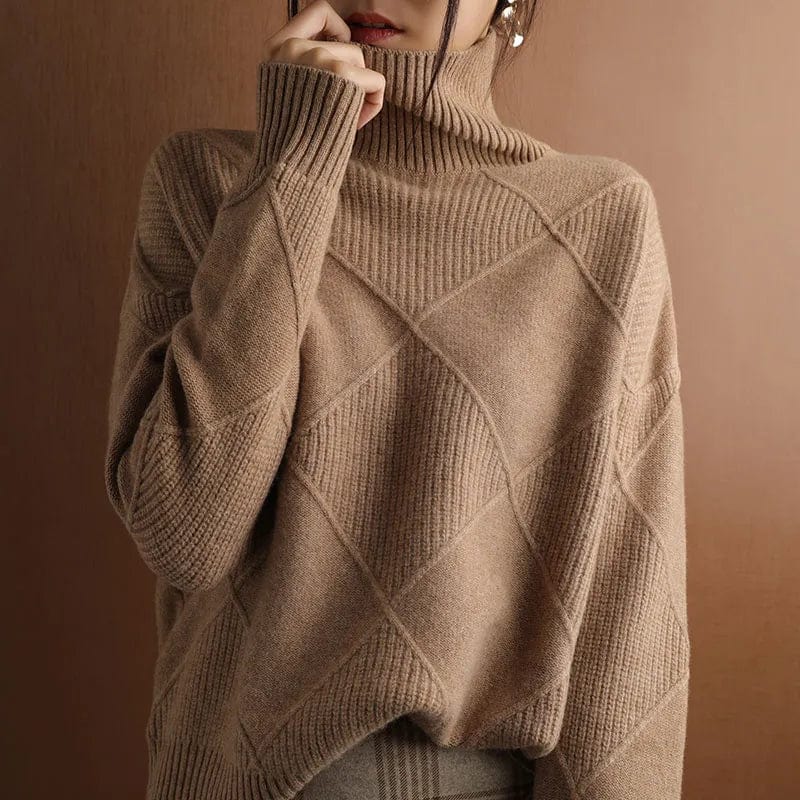 Marie Cashmere - Maglia con scollo rotondo