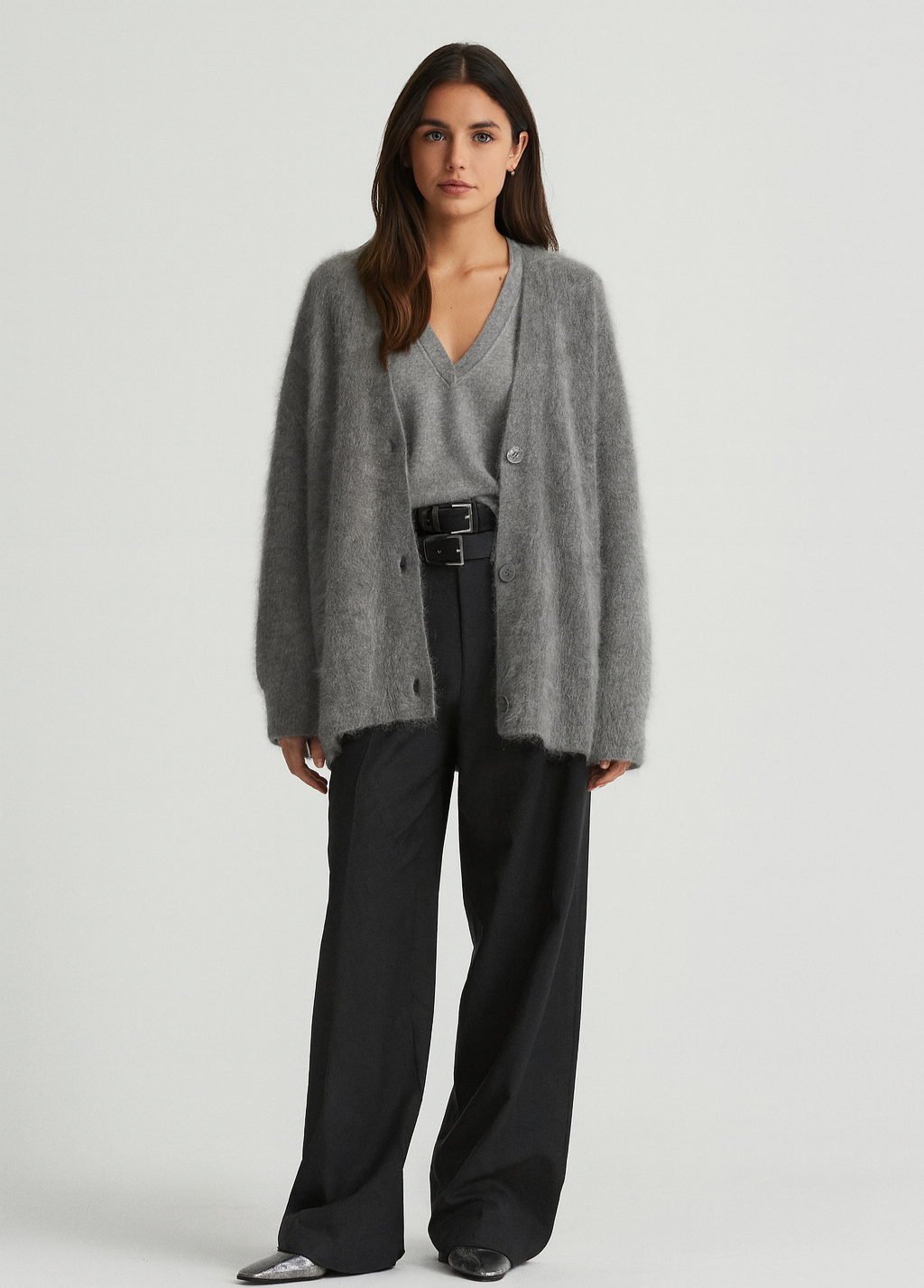 OSLO – CÁRDIGAN ELEGANTE DE PUNTO OVERSIZE PARA MUJER