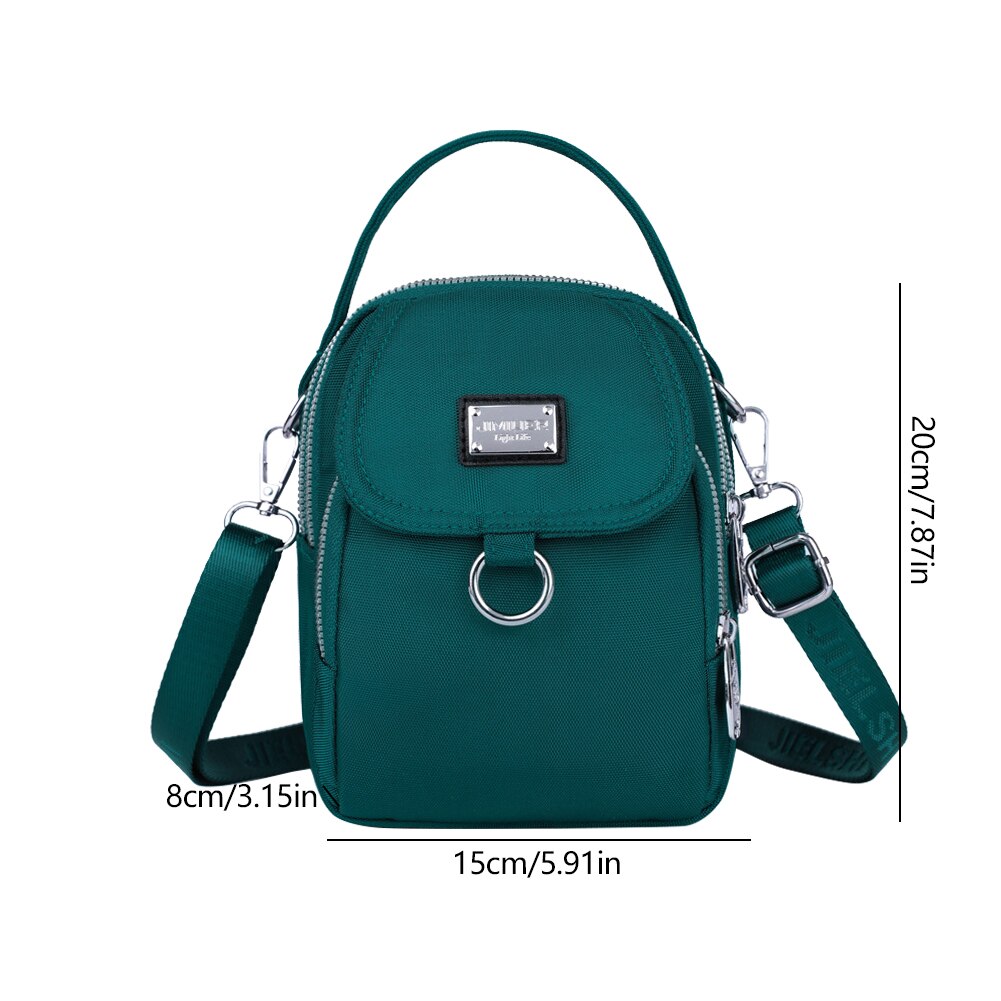 BOLSO BANDOLERA IMPERMEABLE DE OXFORD COMPACTO Y MULTIFUNCIONAL