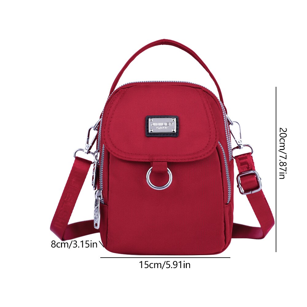 BOLSO BANDOLERA IMPERMEABLE DE OXFORD COMPACTO Y MULTIFUNCIONAL