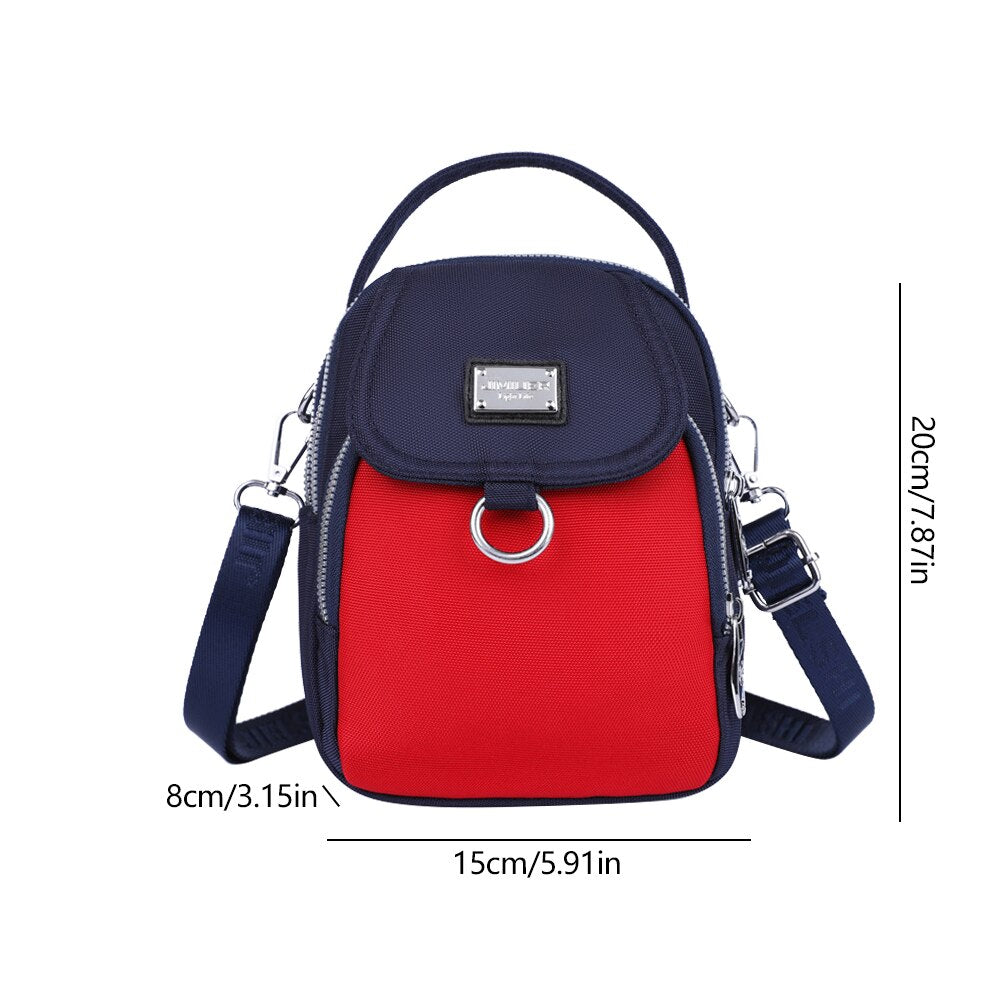 BOLSO BANDOLERA IMPERMEABLE DE OXFORD COMPACTO Y MULTIFUNCIONAL