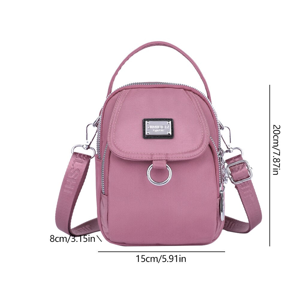 BOLSO BANDOLERA IMPERMEABLE DE OXFORD COMPACTO Y MULTIFUNCIONAL